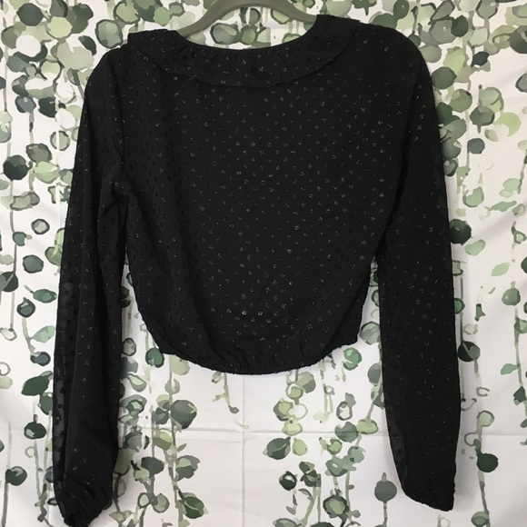 H&M Metallic PokaDot Blouse - Picture 3 of 3